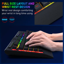 Redragon S151 PRO 3-Mode Wilreess Gaming Keyboard & Mouse Combo, 104 Keys K525 RGB Membrane Keyboard and 10000 DPI M616 Gaming Mouse Bundle
