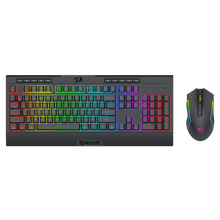 Redragon S151 PRO 3-Mode Wilreess Gaming Keyboard & Mouse Combo, 104 Keys K525 RGB Membrane Keyboard and 10000 DPI M616 Gaming Mouse Bundle