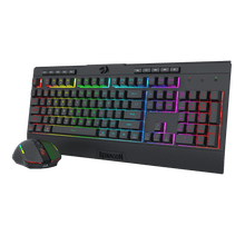 Redragon S151 PRO 3-Mode Wilreess Gaming Keyboard & Mouse Combo, 104 Keys K525 RGB Membrane Keyboard and 10000 DPI M616 Gaming Mouse Bundle
