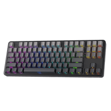 Redragon K707 PRO 80% Wireless Mechanical Gaming Keyboard, Gasket-Mount TKL with Tri-Mode Connectivity (USB-C, Bluetooth 3.0/5.0, 2.4GHz), Custom Mint Mambo Linear Switches, 5-Layer Noise Dampening, Side-Printed Black Gradient PBT Keycaps, RGB Backlit