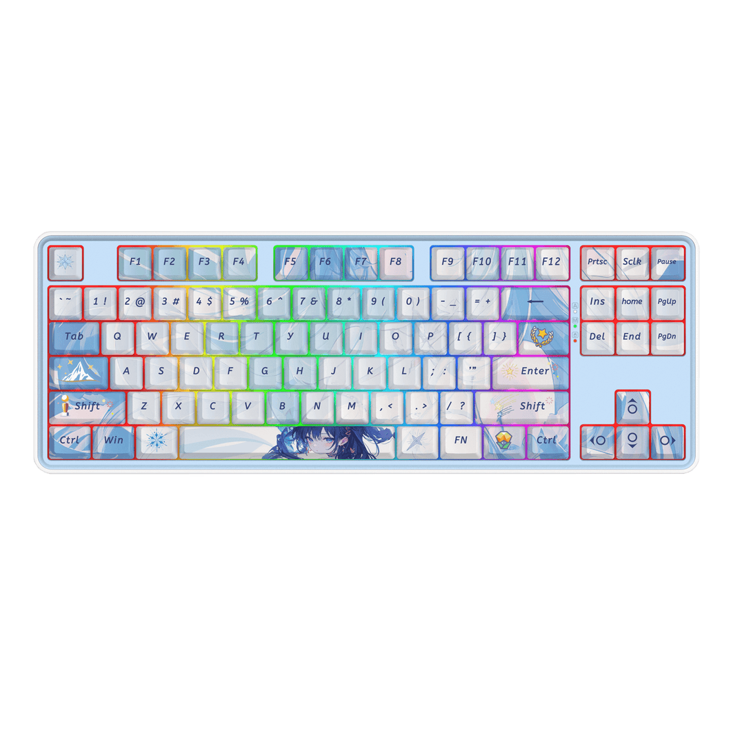 Redragon STAR BLADE K707 PRO 80% Wireless Gasket RGB Anime Gaming Keyboard