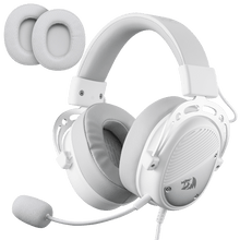 Redragon H730 USB Wired Gaming Headset - 53mm Drivers, 360° Spatial Sound, Detachable Noise-Canceling Microphone, Magnetic Replaceable Ear Cushions, Over-Ear Headphones Works for PC/PS4/PS5