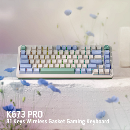 Redragon K673 PRO 75% Wireless Gasket RGB Gaming Keyboard