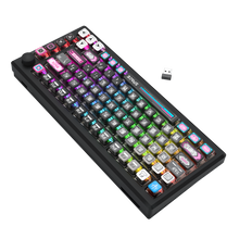 URANUS PRO 82 K732MC-RGB-PRO 3 Modes Connection Aluminum Alloy Body Mechanical Keyboard