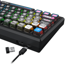 URANUS PRO 82 K732MC-RGB-PRO 3 Modes Connection Aluminum Alloy Body Mechanical Keyboard