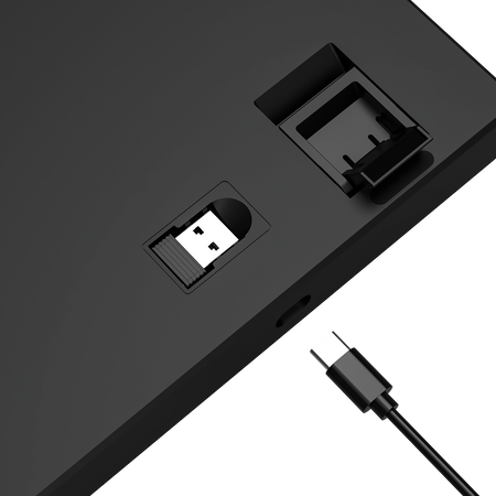 Redragon K761WB-RGB-PRO 3-Modes 104 Gasket Mechanical Keyboard with LCD Display