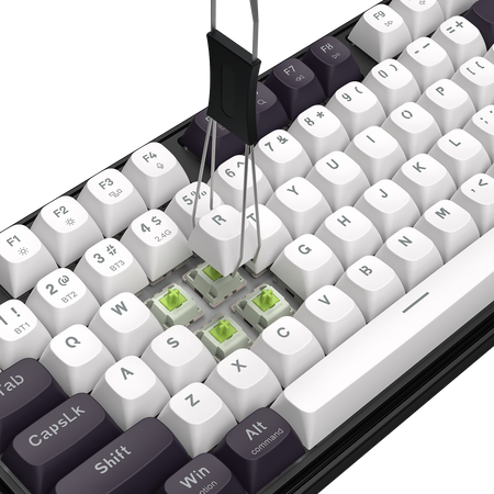 Redragon K761WB-RGB-PRO 3-Modes 104 Gasket Mechanical Keyboard with LCD Display