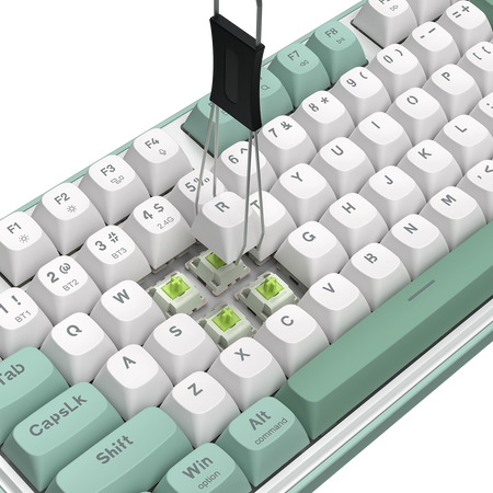 Redragon K761WG-RGB-PRO 3-Modes 104 Gasket Mechanical Keyboard with LCD Display