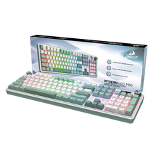 Redragon K761WG-RGB-PRO 3-Modes 104 Gasket Mechanical Keyboard with LCD Display