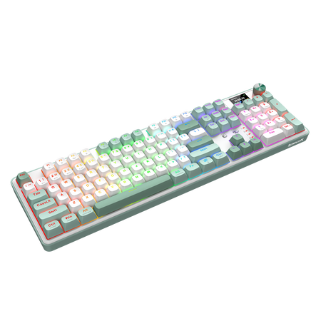Redragon K761WG-RGB-PRO 3-Modes 104 Gasket Mechanical Keyboard with LCD Display