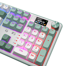 Redragon K761WG-RGB-PRO 3-Modes 104 Gasket Mechanical Keyboard with LCD Display