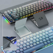 Redragon K641 65% Aluminum RGB Mechanical Keyboard, Wired 68 Keys Compact Gaming Keyboard w/ 3.5mm Sound Absorbing Foams, Detachable Wrist Rest, Gradient Keycaps, Upgraded Hot-Swap Socket