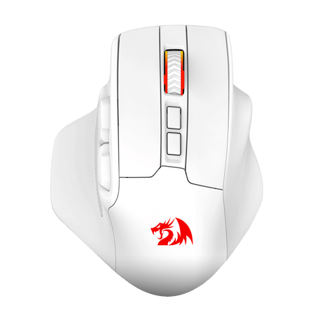 Redragon M806 Wireless Gaming Mouse, 7 Programmable Buttons Wired RGB Gamer Mouse w/ 3-Mode Connection, BT & 2.4G Wireless, Ergonomic Natural Grip Build, Software Supports DIY Keybinds & Backlit