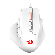 Redragon M811 Aatrox MMO Gaming Mouse, 15 Programmable Buttons Wired RGB Gamer Mouse w/ Ergonomic Natural Grip Build, 10 Side Macro Keys, Software Supports DIY Keybinds & Backlit