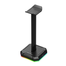 Redragon HA300 Scepter Pro Headset Stand RGB Backlit Gaming Headphone Stand with Supporting Bar