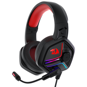 Redragon H230 Ajax RGB Wired Gaming Headset, Dynamic RGB Backlight