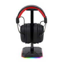 Redragon HA300 Scepter Pro Headset Stand RGB Backlit Gaming Headphone Stand with Supporting Bar