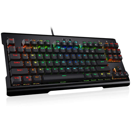 Redragon K561-US VISNU RGB Mechanical Gaming Keyboard 87 Keys Compact Gaming Keyboard, Outemu Blue Switches (QWERTY-Layout)