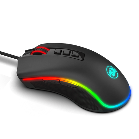 Redragon M711 COBRA Gaming Mouse with 16.8 Million RGB Color Backlit, 10,000 DPI Adjustable, Comfortable Grip, 7 Programmable Buttons