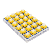 Redragon A113 Bullet-B Tactile Mechanical Switch, Hot-Swappable DIY Keyboard Clicky Switch Mod, 50 Million Click(24 pcs Switches, Keycap + Switch Puller)
