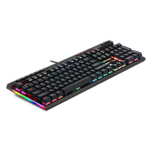 Redragon K580-PRO RGB Backlit Mechanical Gaming Keyboard 104 Keys Anti-ghosting with Macro Keys & Dedicated Media Controls, Onboard Macro Recording (Optical Blue Switches)