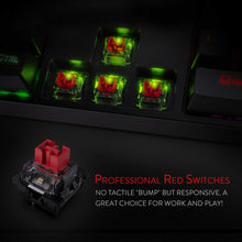 Redragon K582-BA USB QWERTY Mechanische Gaming Tastatur & M711 Cobra Gaming Maus Combo, 10.000 DPI, 7 Programmierbare Tasten, RGB Beleuchtete Tastatur, Schwarz