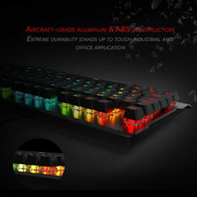 Redragon K561 VISNU Mechanical Gaming Keyboard, Anti-ghosting 87 Keys, RGB Backlit, Wired Compact Keyboard with Clicky Blue Switches for Laptop, Windows, PC Games