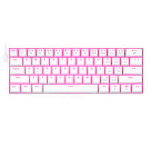 Redragon K630W Gaming Mechanical Keyboard, Pink LED Backlit