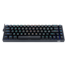 Redragon K631 Castor 65% Wired RGB Gaming Keyboard, 68 Keys Hot-Swappable Compact Mechanical Keyboard w/100% Hot-Swap Socket, Free-Mod Plate Mounted PCB & Dedicated Arrow Keys, Quiet Red Linear Switch