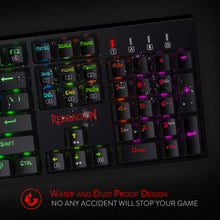 Redragon K582-BA USB QWERTY Mechanische Gaming Tastatur & M711 Cobra Gaming Maus Combo, 10.000 DPI, 7 Programmierbare Tasten, RGB Beleuchtete Tastatur, Schwarz