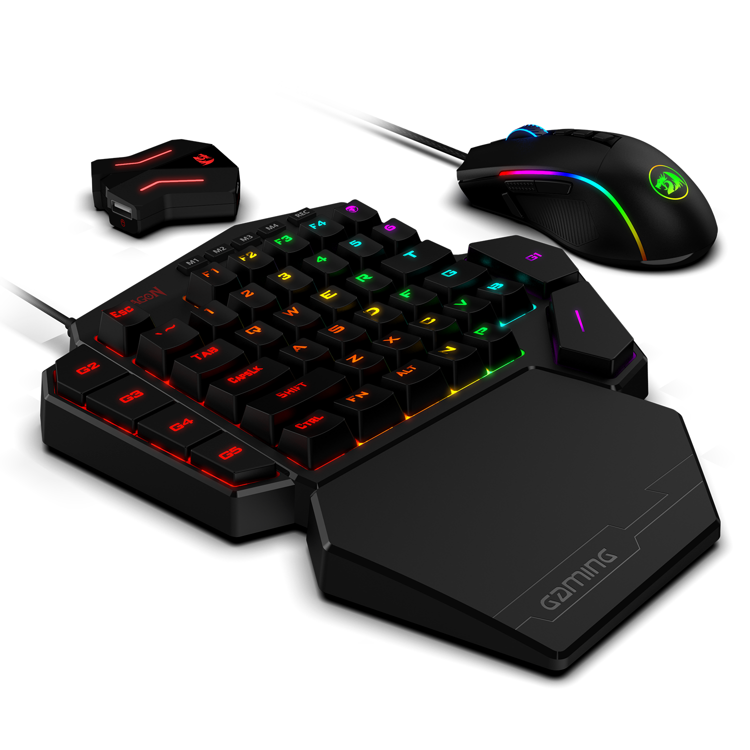 Redragon K585 One handed Gaming Keyboard and M721 Pro Mouse Combo