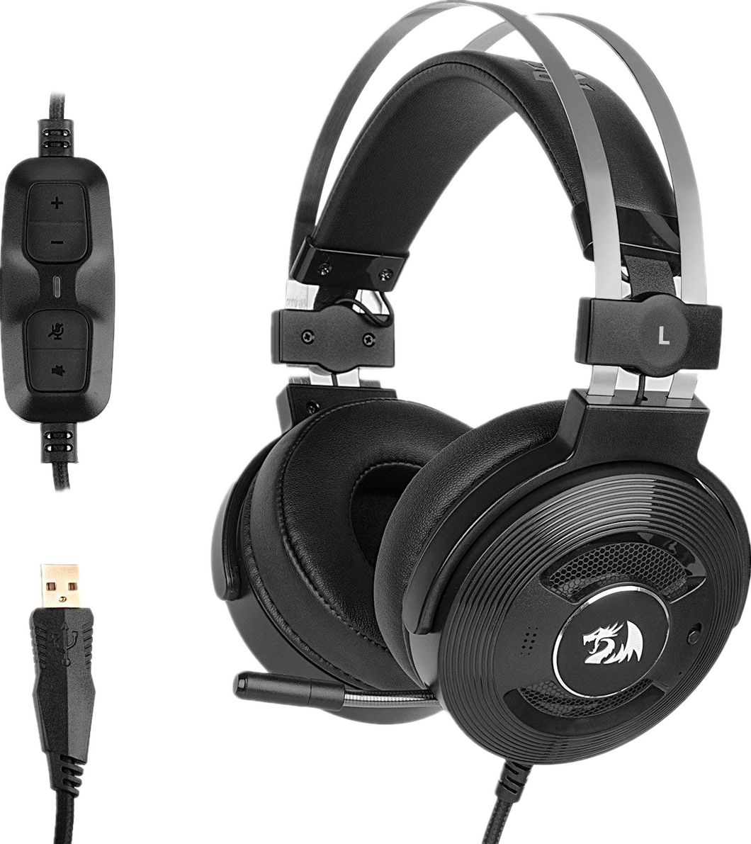 Redragon H991 TRITON Wired Active Noise Canceling Gaming Headset