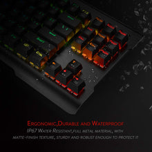 Redragon K561 VISNU Mechanical Gaming Keyboard, Anti-ghosting 87 Keys, RGB Backlit, Wired Compact Keyboard with Clicky Blue Switches for Laptop, Windows, PC Games