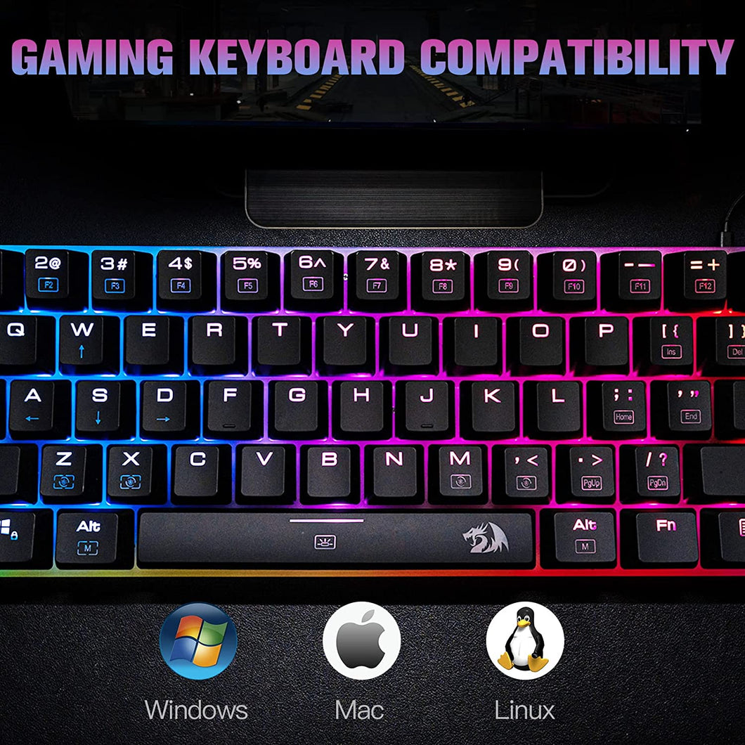 Led keys top keyboard
