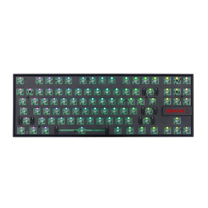 Redragon BBK552 Barebone DIY RGB Backlit Mechanical Gaming Keyboard