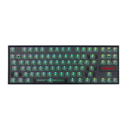 Redragon BBK552 Barebone DIY RGB Backlit Mechanical Gaming Keyboard