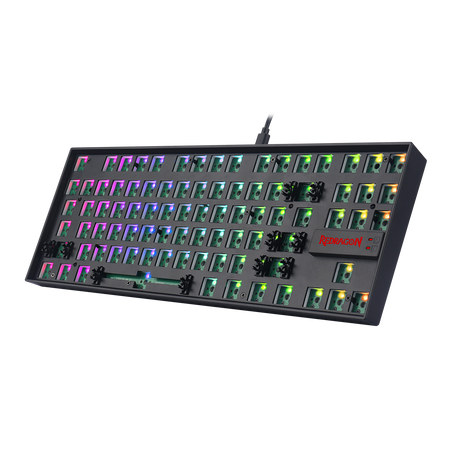 Redragon BBK552 Barebone DIY RGB Backlit Mechanical Gaming Keyboard