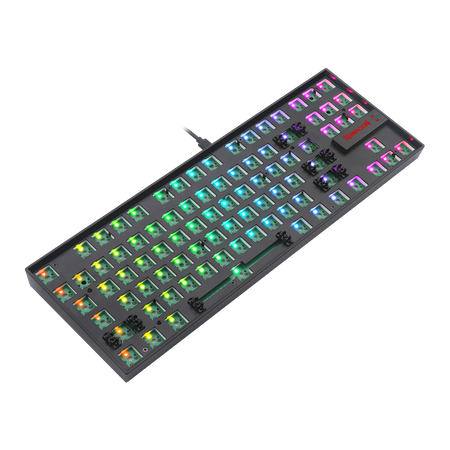 Redragon BBK552 Barebone DIY RGB Backlit Mechanical Gaming Keyboard
