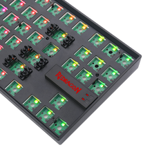 Redragon BBK552 Barebone DIY RGB Backlit Mechanical Gaming Keyboard