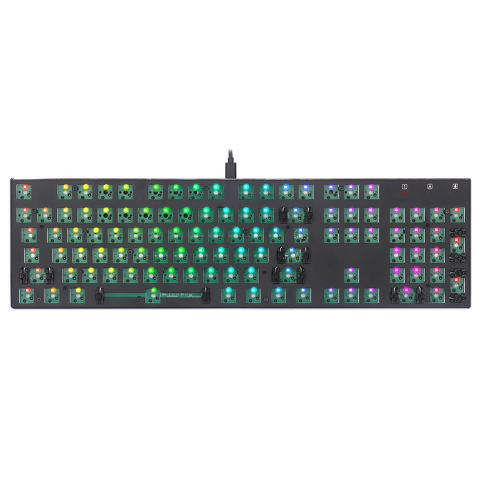 Redragon BBK556 Barebone DIY RGB Backlit Mechanical Gaming Keyboard
