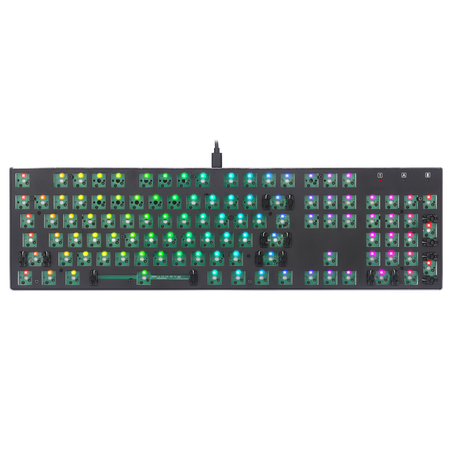 Redragon BBK556 Barebone DIY RGB Backlit Mechanical Gaming Keyboard
