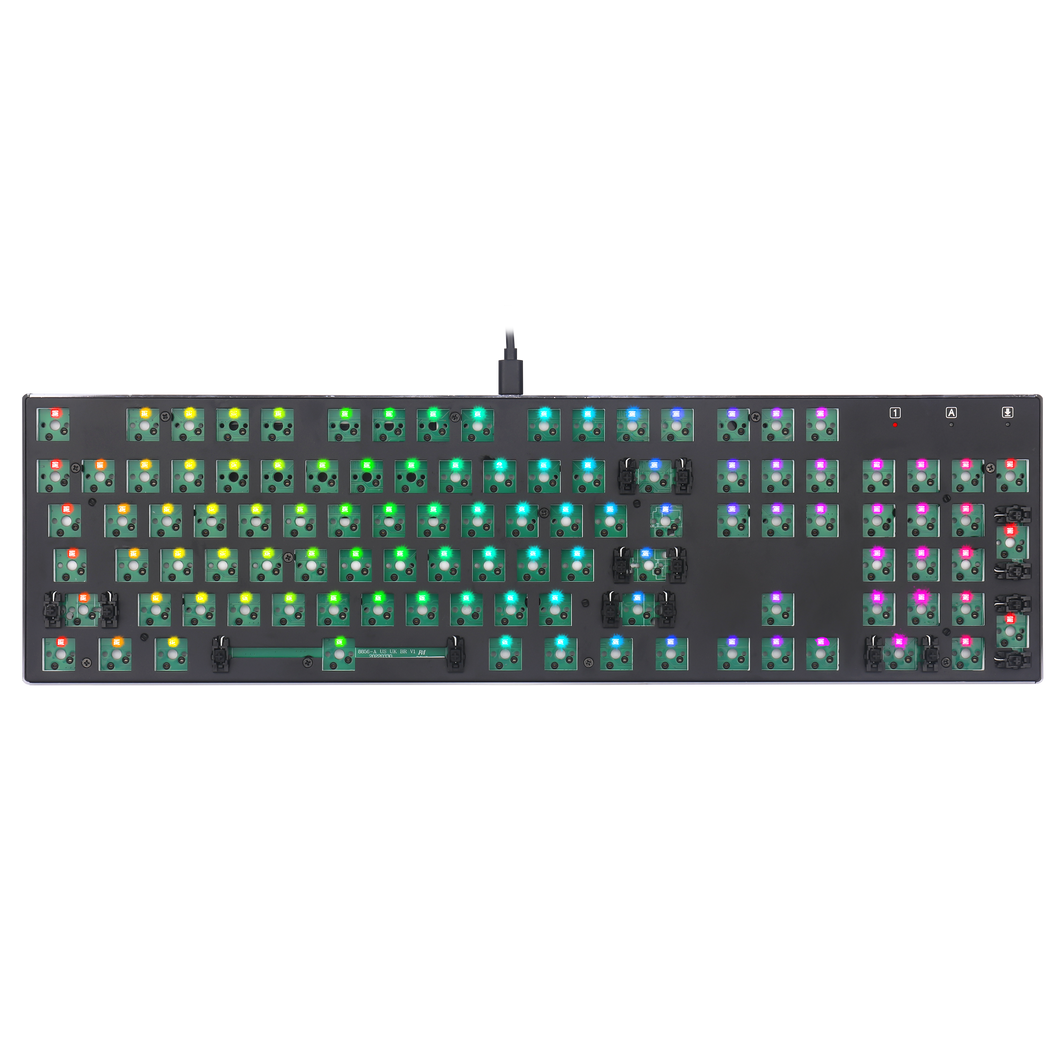 Redragon BBK556 Barebone DIY RGB Backlit Mechanical Gaming Keyboard