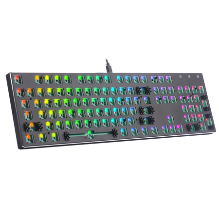 Redragon BBK556 Barebone DIY RGB Backlit Mechanical Gaming Keyboard