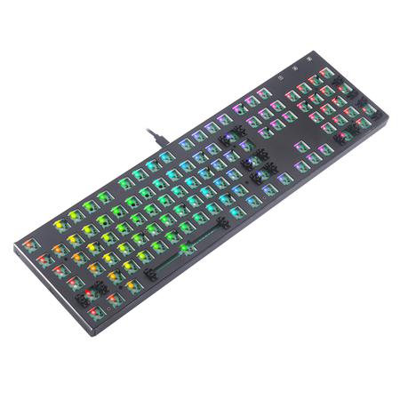 Redragon BBK556 Barebone DIY RGB Backlit Mechanical Gaming Keyboard