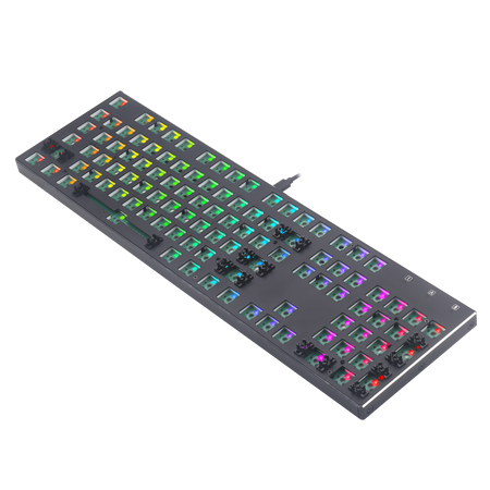 Redragon BBK556 Barebone DIY RGB Backlit Mechanical Gaming Keyboard