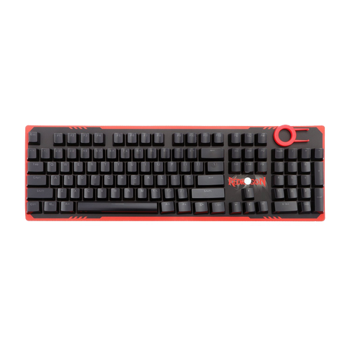 Redragon ABS Double Shot Injection Backlit Keycaps for Mechanical Switch Keyboards with Key Puller (Crystal Black)