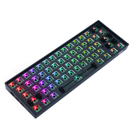 Redragon BBK530 Barebone DIY RGB Mechanical Keyboard, Bluetooth/2.4Ghz/Wired Tri-Mode Gaming Keyboard