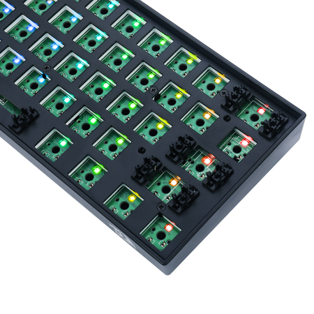 Redragon BBK530 Barebone DIY RGB Mechanical Keyboard, Bluetooth/2.4Ghz/Wired Tri-Mode Gaming Keyboard