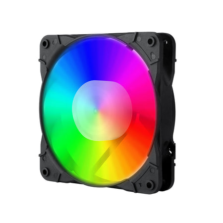 Redragon GC-F007 Computer Case 120mm PC Cooling Fan, RGB LED Quiet High Airflow Adjustable Color LED Fan, CPU Cooler and Radiators (3 Packs)