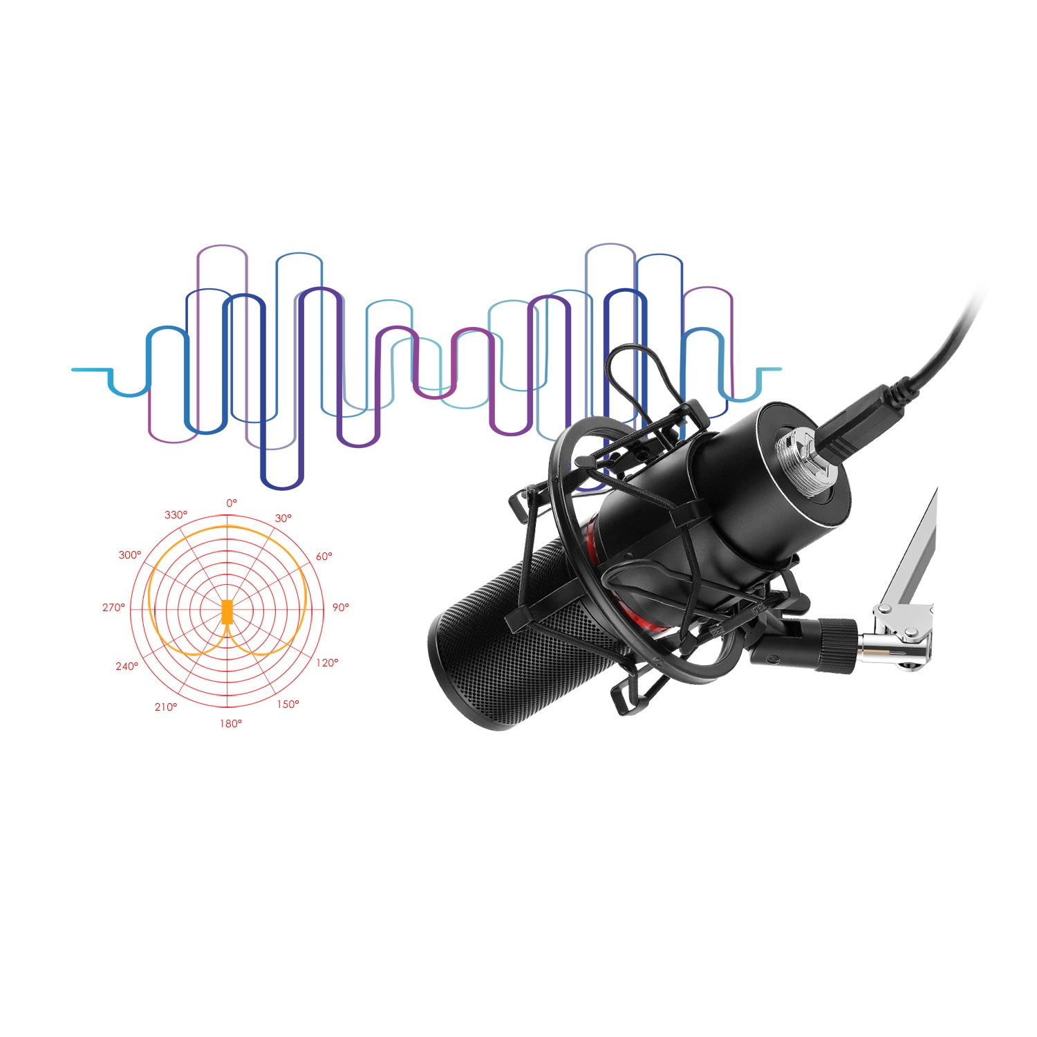 Redragon GM300 Gaming Stream Microphone REDRAGON ZONE